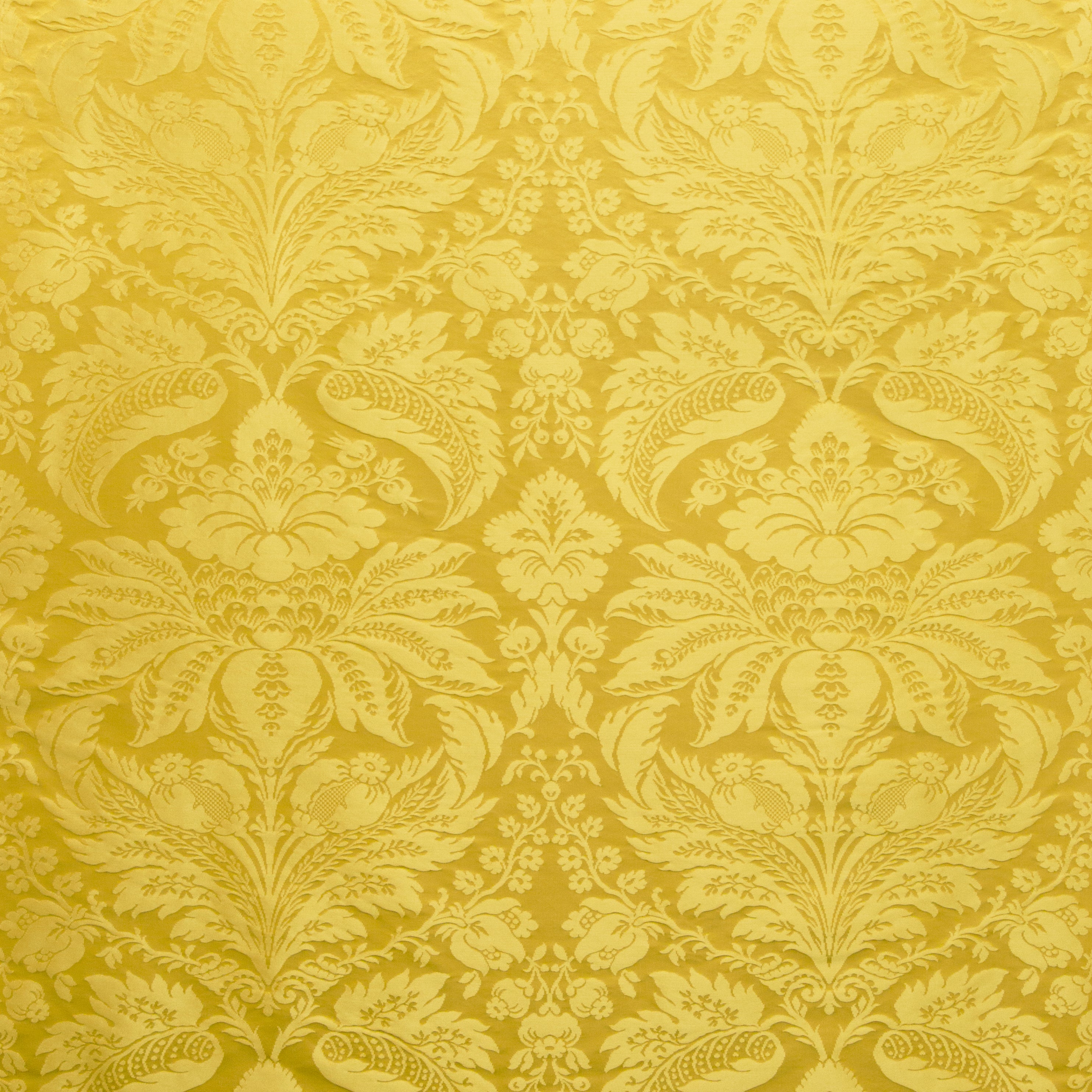 Damask Pierre - Canary - Brunschwig & Fils Fabric