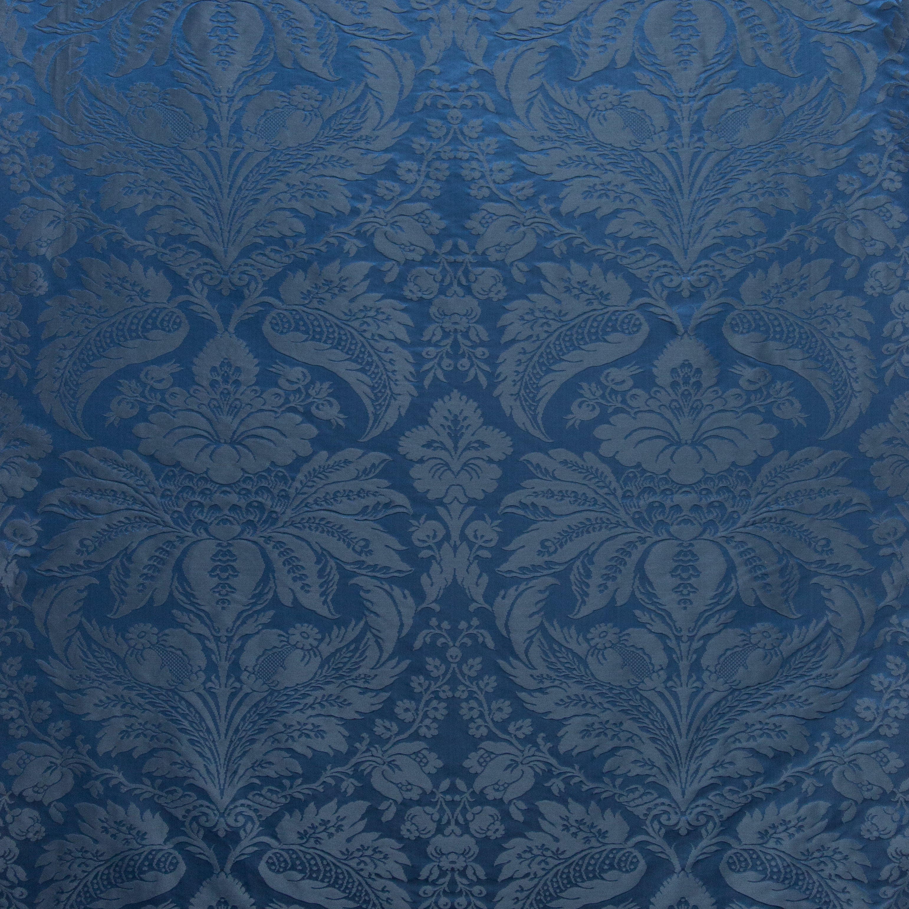 Damask Pierre - Ocean - Brunschwig & Fils Fabric