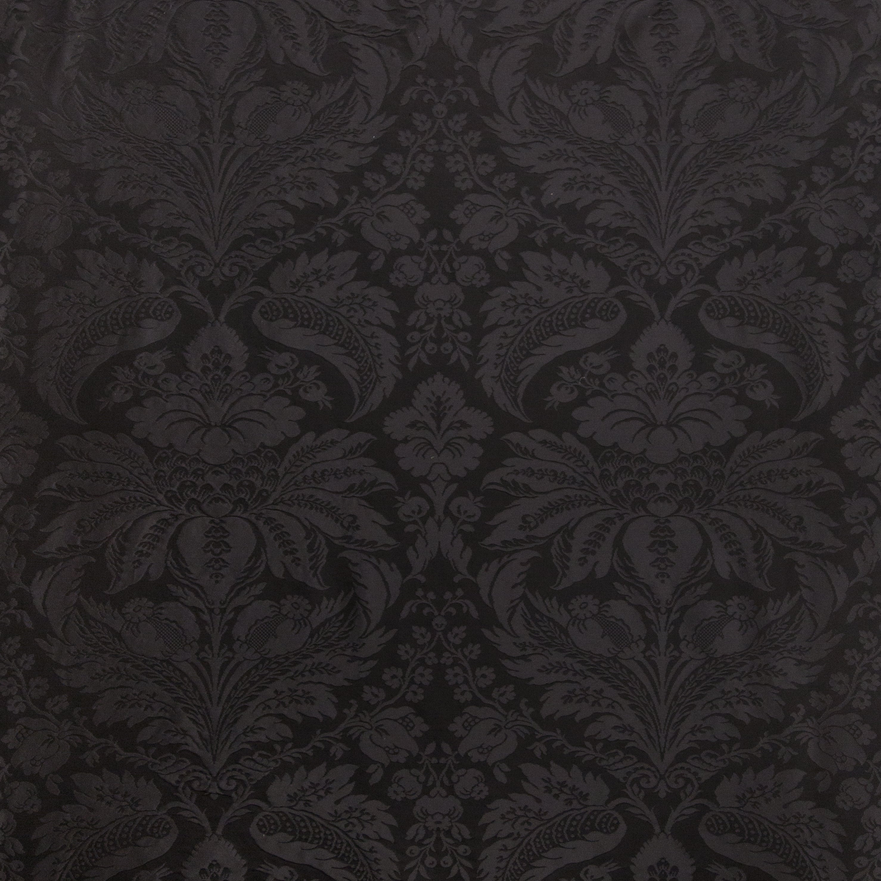 Damask Pierre - Black - Brunschwig & Fils Fabric