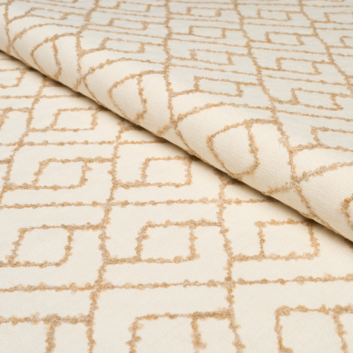 DURANT-EMBROIDERY-OCHRE-SCHUMACHER-80132 - Schumacher Fabric
