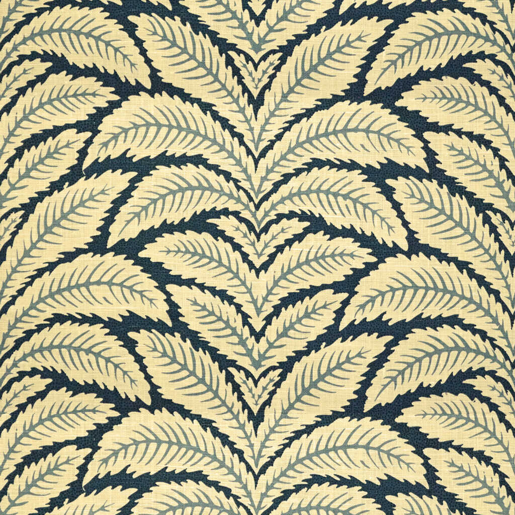Talavera Linen - Indigo - BRUNSCHWIG & FILS Tela
