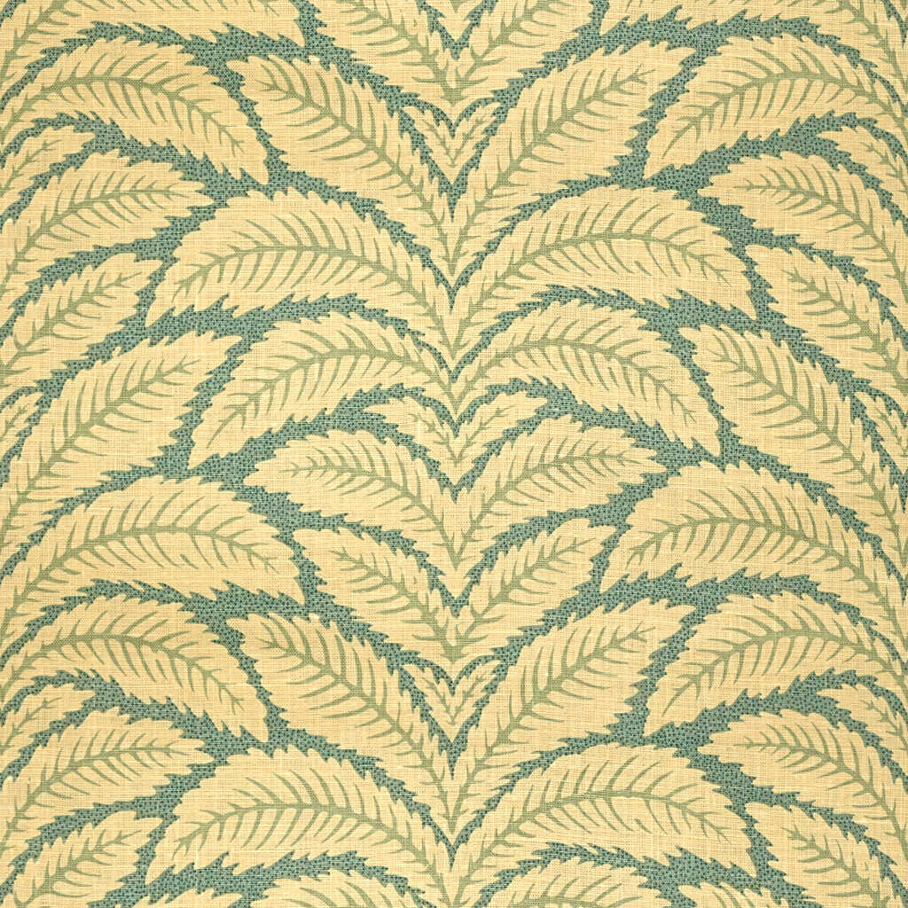 Talavera Linen - Aqua - BRUNSCHWIG & FILS Tela