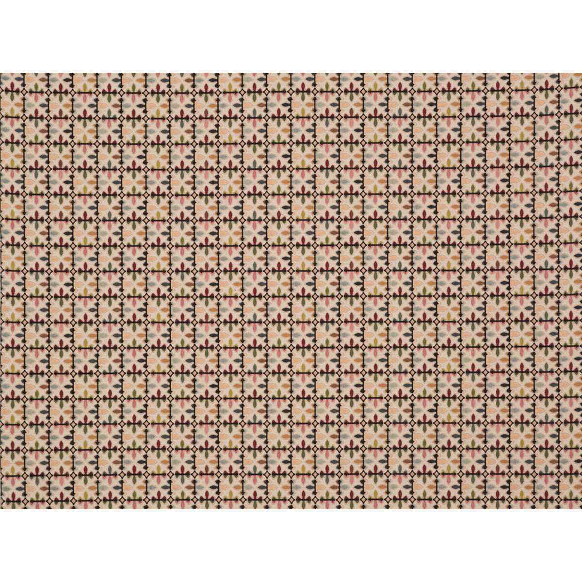 80141111950 Porthos Red Blue Brunschwig Fils Fabric