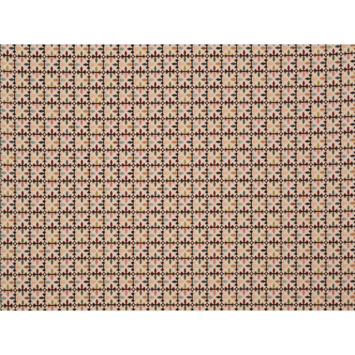 Porthos - Red/Blue - BRUNSCHWIG & FILS Fabric