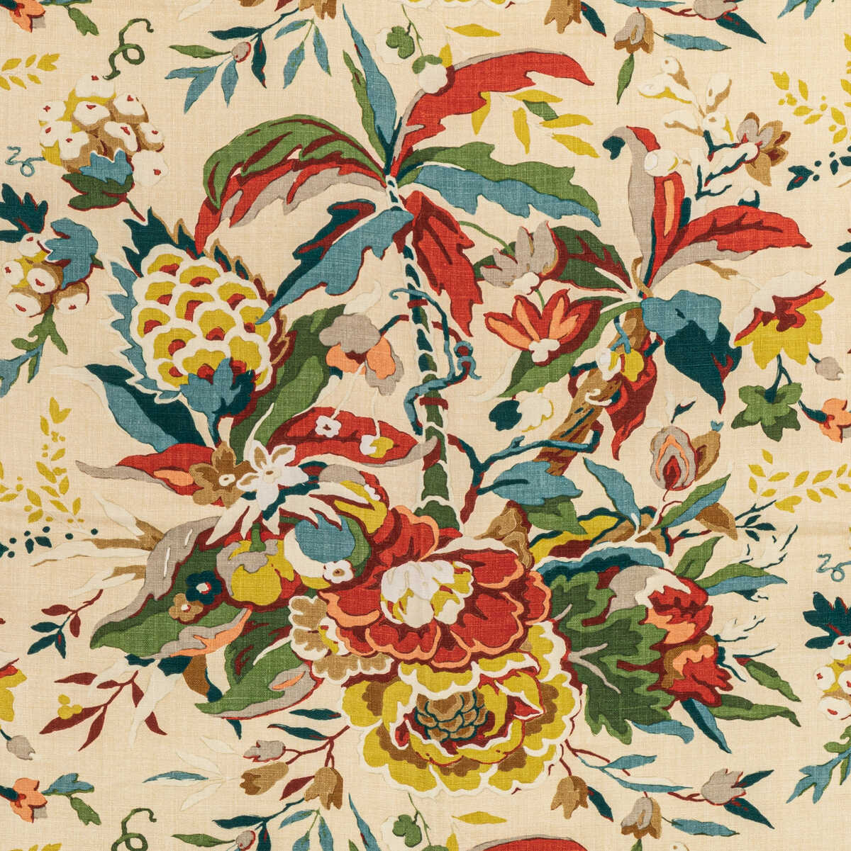 Horseshoe Bay - Sand/Multi - BRUNSCHWIG & FILS Fabric