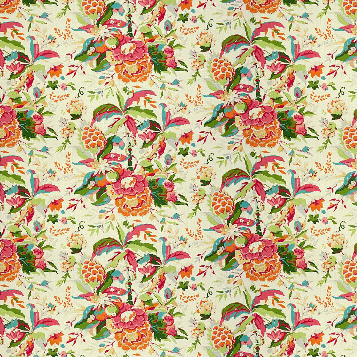 80151087120 Horseshoe Bay Pink Orange Brunschwig Fils Fabric - BRUNSCHWIG & FILS Fabric