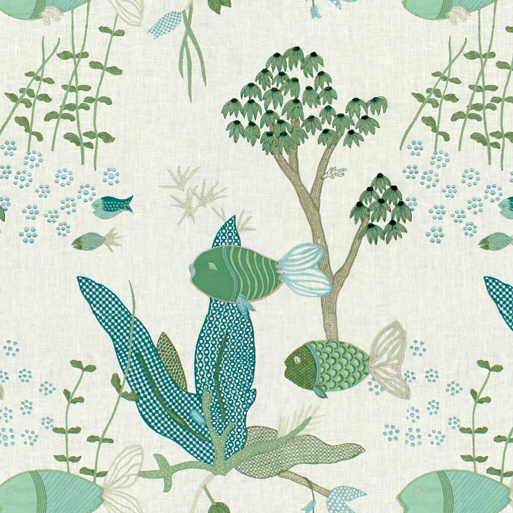 Lyford Cay - Seafoam - BRUNSCHWIG & FILS Tela