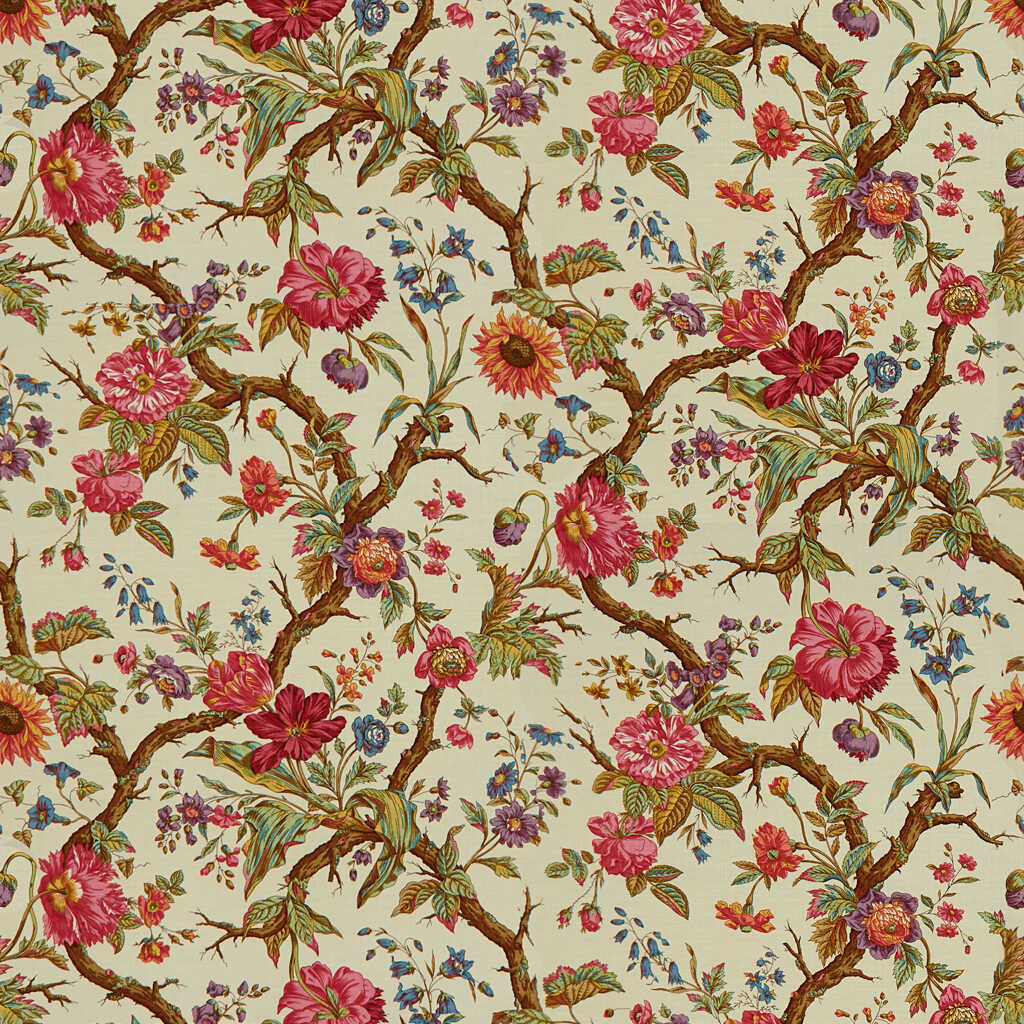 Arbre Fleuri - Beige - BRUNSCHWIG & FILS Tela