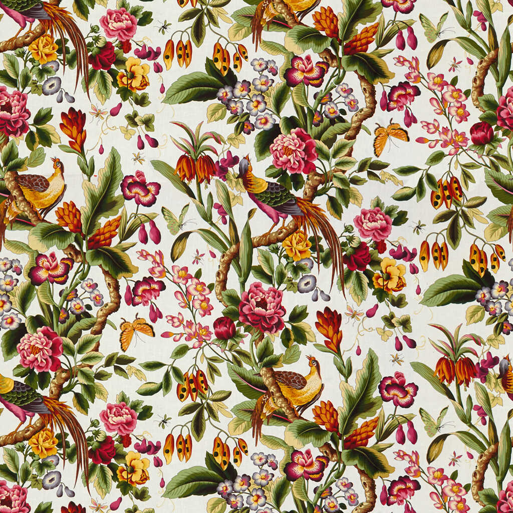 Pheasans - Or - BRUNSCHWIG & FILS Tela
