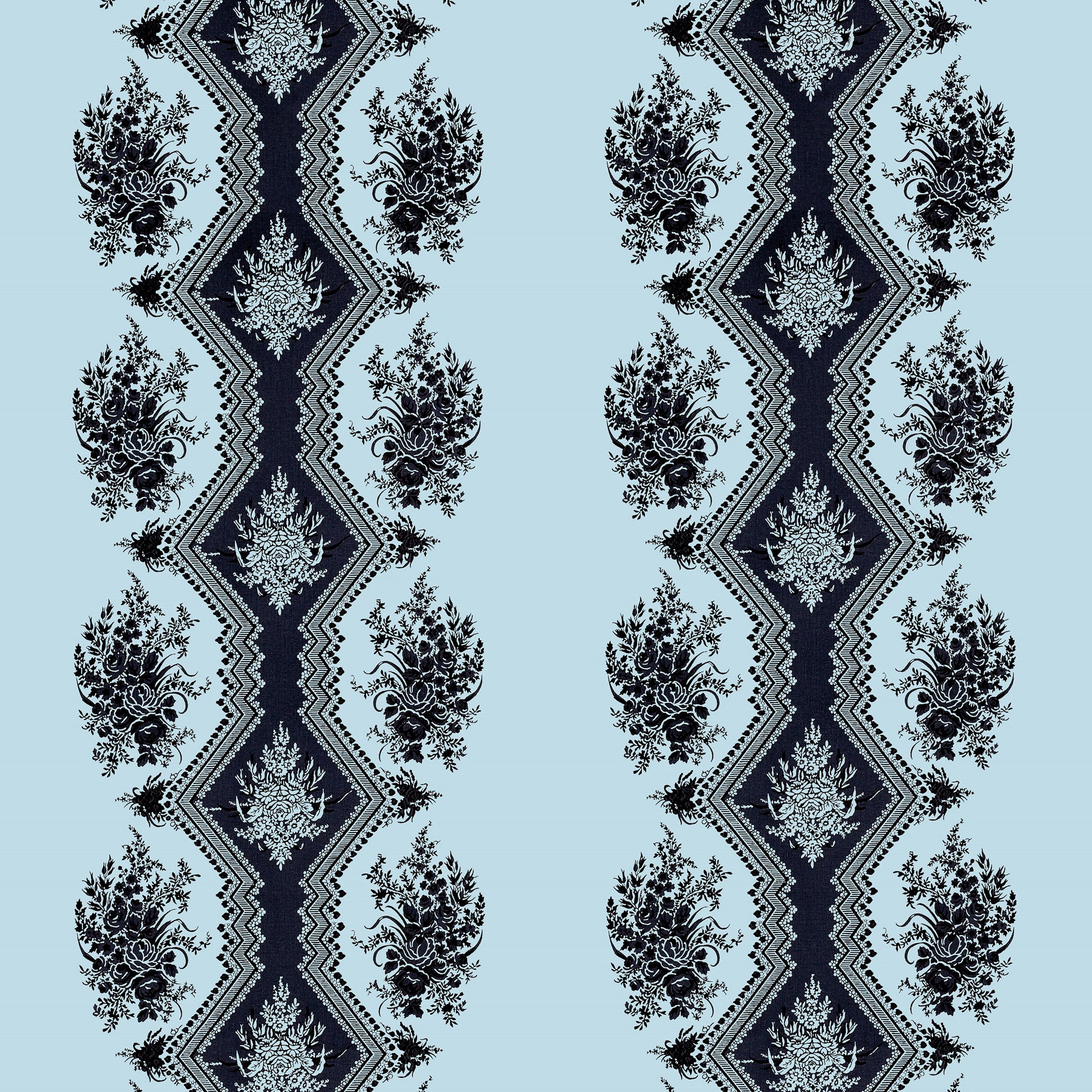 Coppelia Satin - Ciel - Brunschwig & Fils Fabric