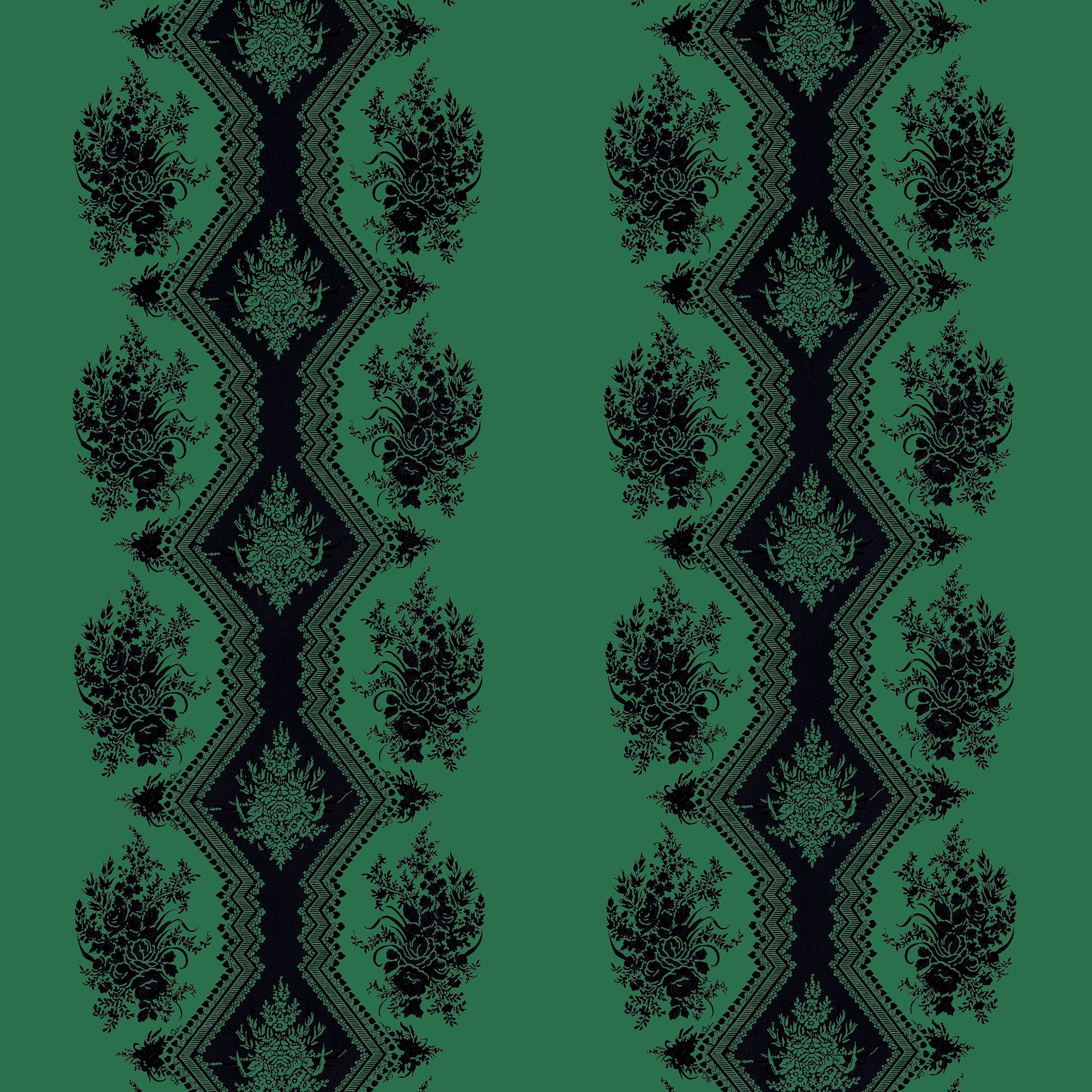 Coppelia Satin - Emerald - Brunschwig & Fils Fabric