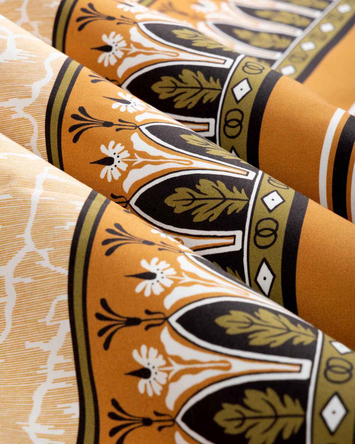 80151404300 Lola Montez Khaki Mustard Brunschwig Fils Fabric - BRUNSCHWIG & FILS Fabric