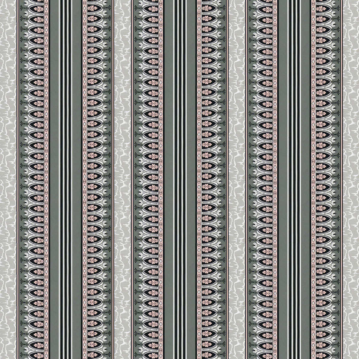 Lola Montez - Gris/Rose - BRUNSCHWIG & FILS Fabric