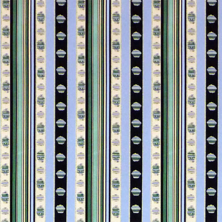 Rayure Moire - Vert - BRUNSCHWIG & FILS Tela