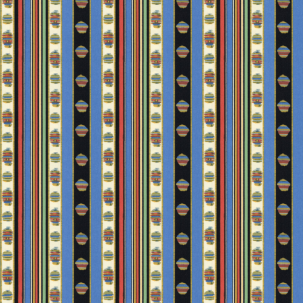 Rayure Percale - Bleu - Brunschwig & Fils Fabric