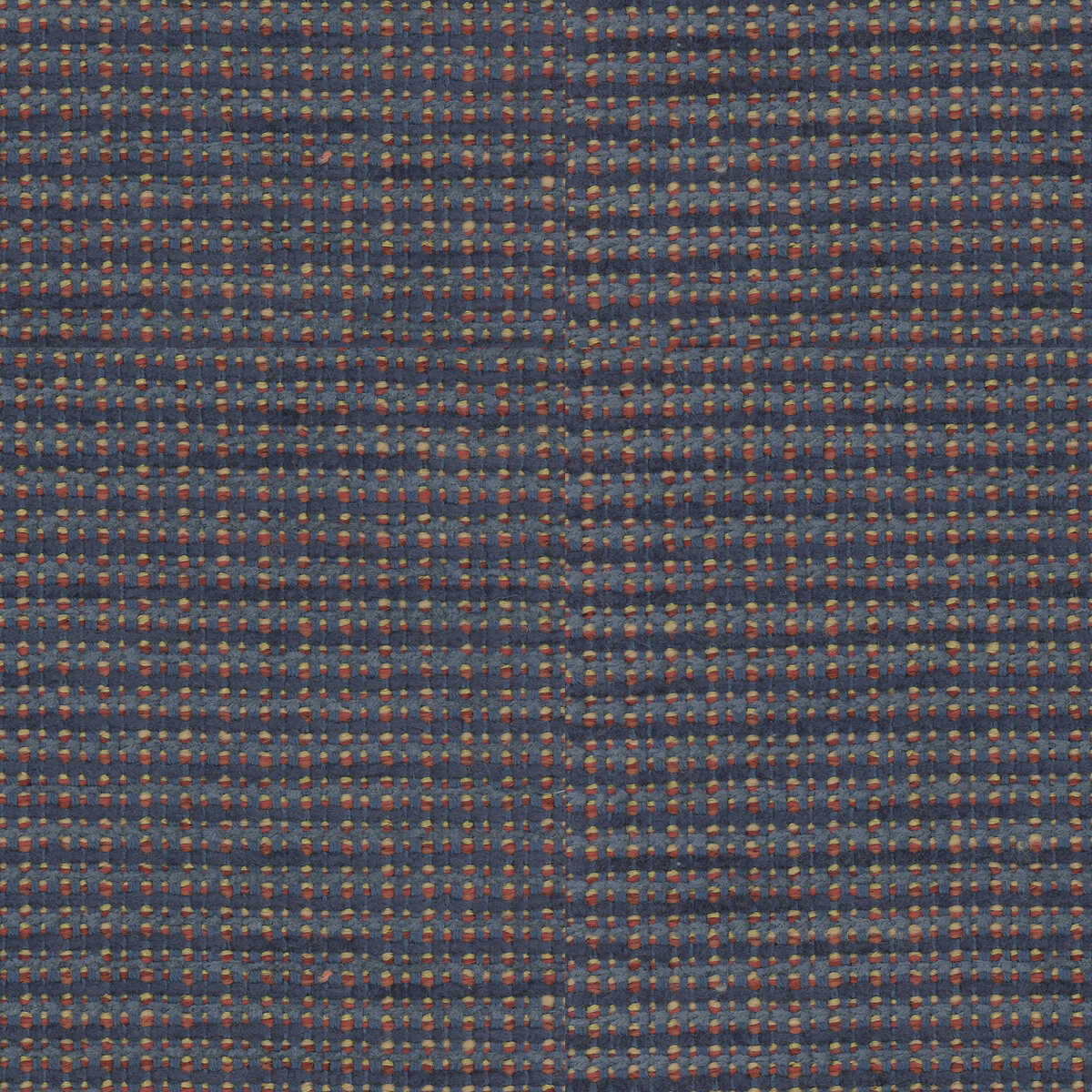 Tepey Chenille - Navy/Multi - BRUNSCHWIG & FILS Fabric