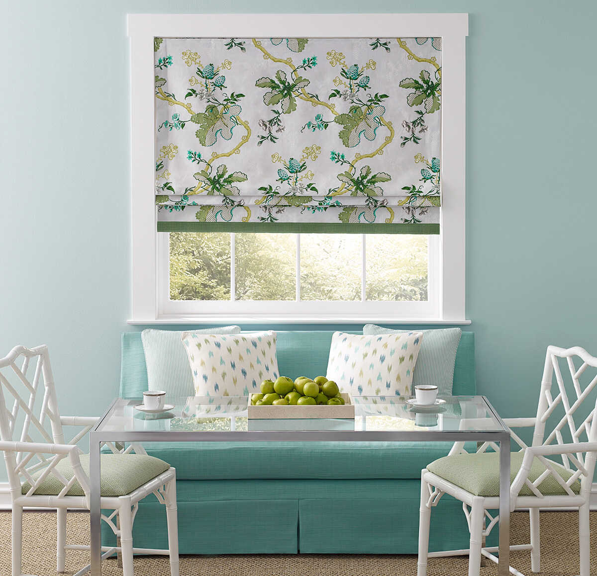 Chamas Stripe - Teal - BRUNSCHWIG & FILS Tela