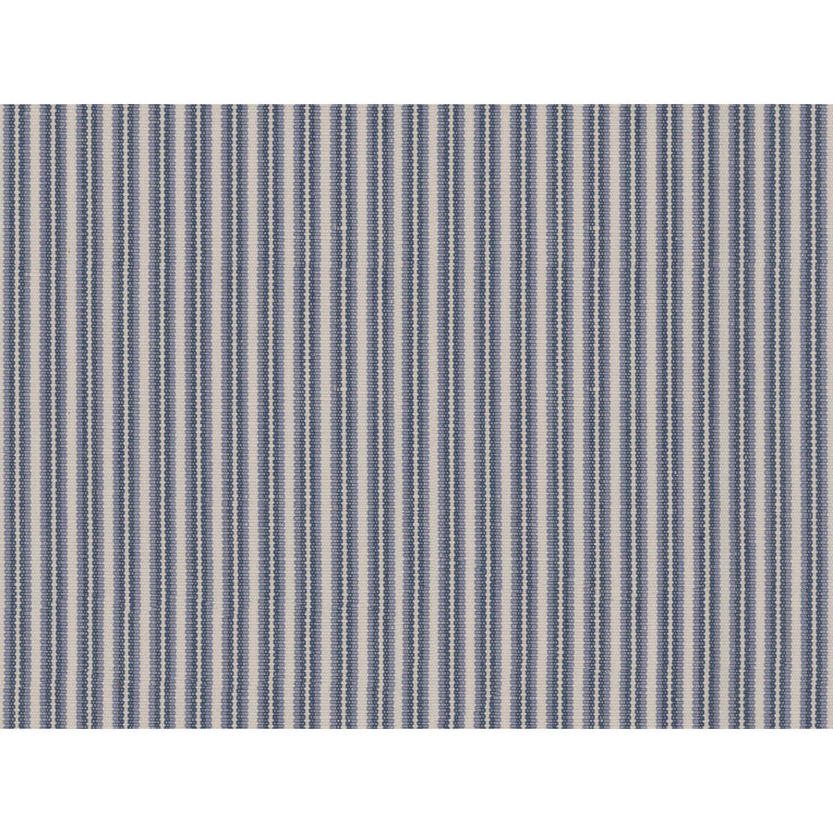Chamas Stripe - Indigo - BRUNSCHWIG & FILS Fabric