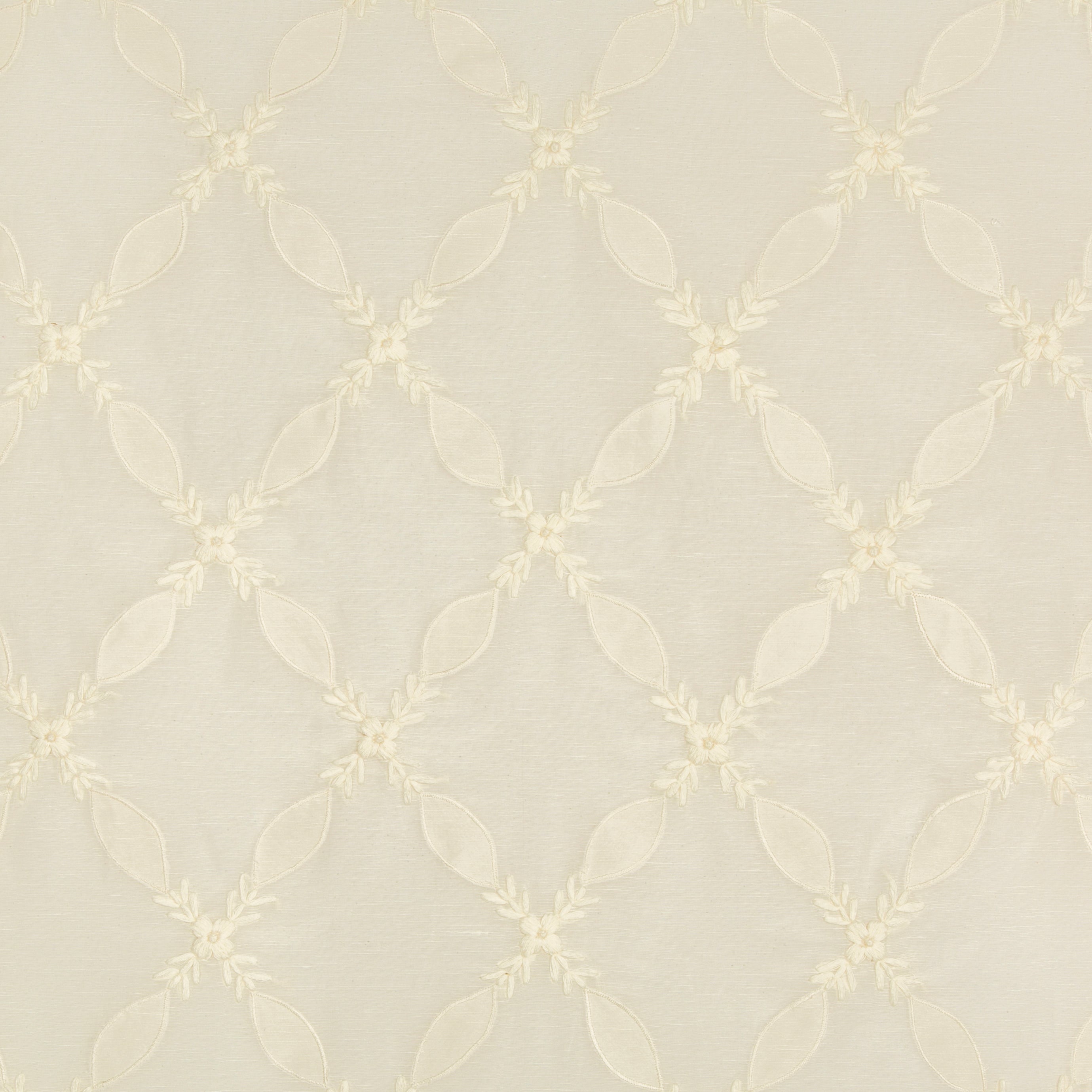 Oliveira Sheer - White - Brunschwig & Fils Fabric