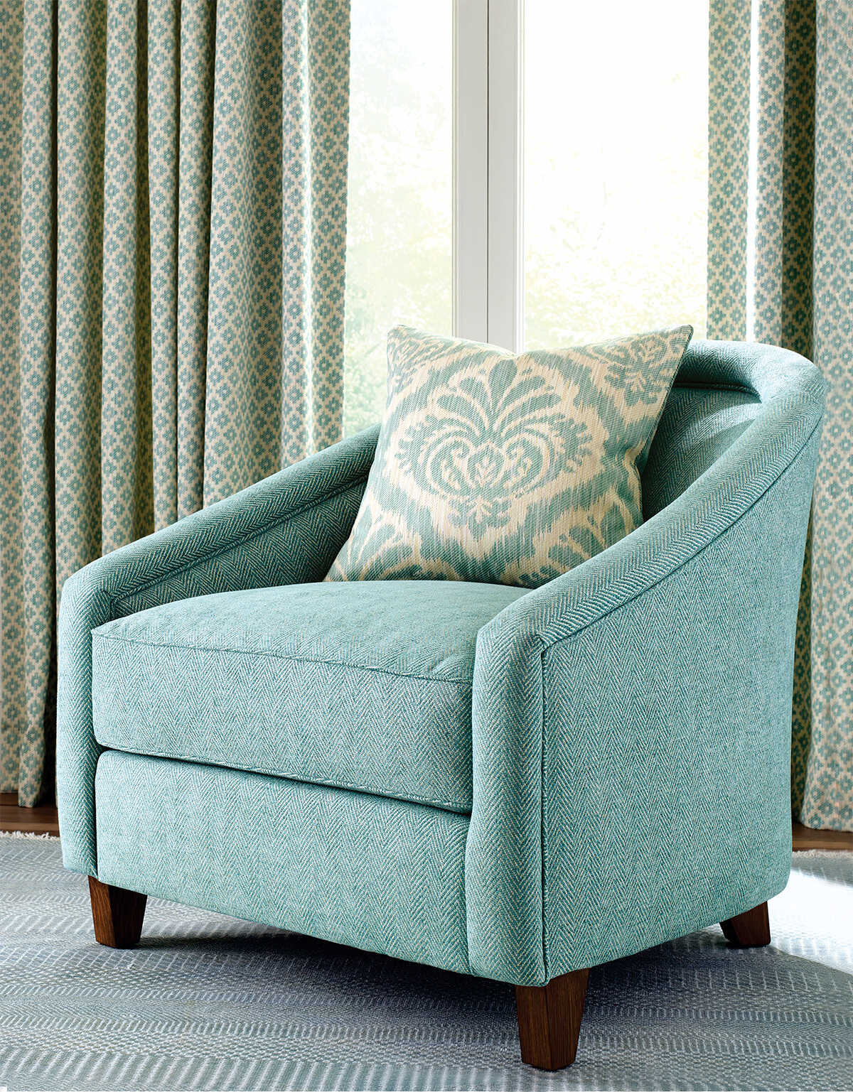 Durbar Tait Strie Ii - Celery - BRUNSCHWIG & FILS Tela