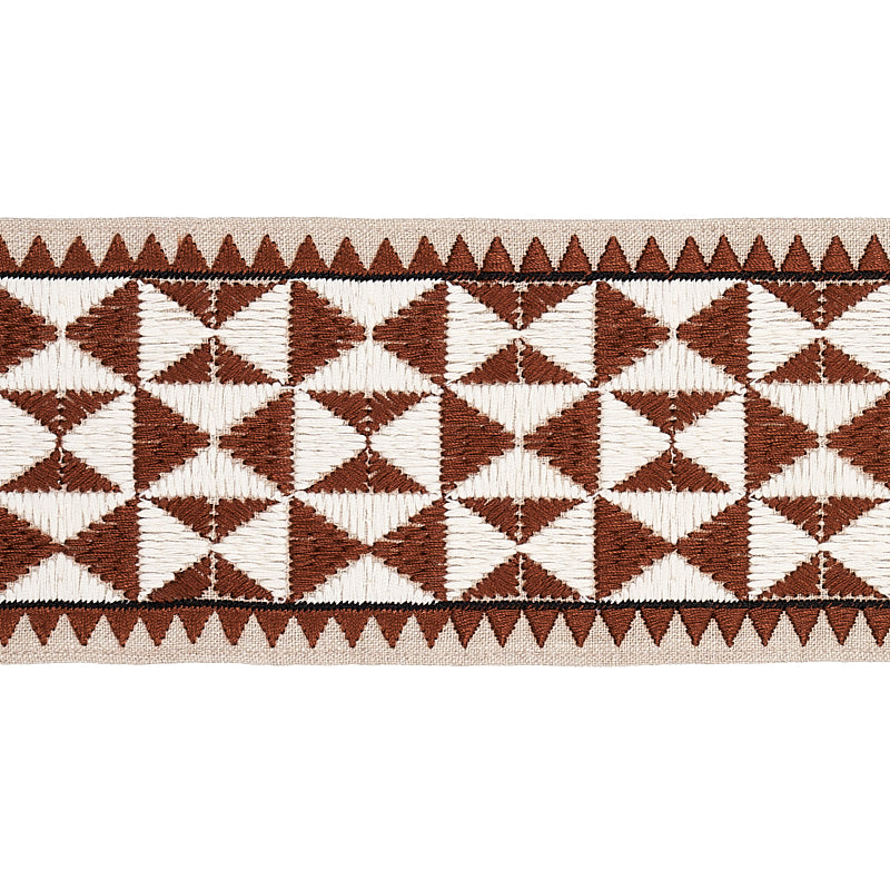 ZULMA-EMBROIDERED-TAPE-BROWN-SCHUMACHER-80191 - Schumacher Trim