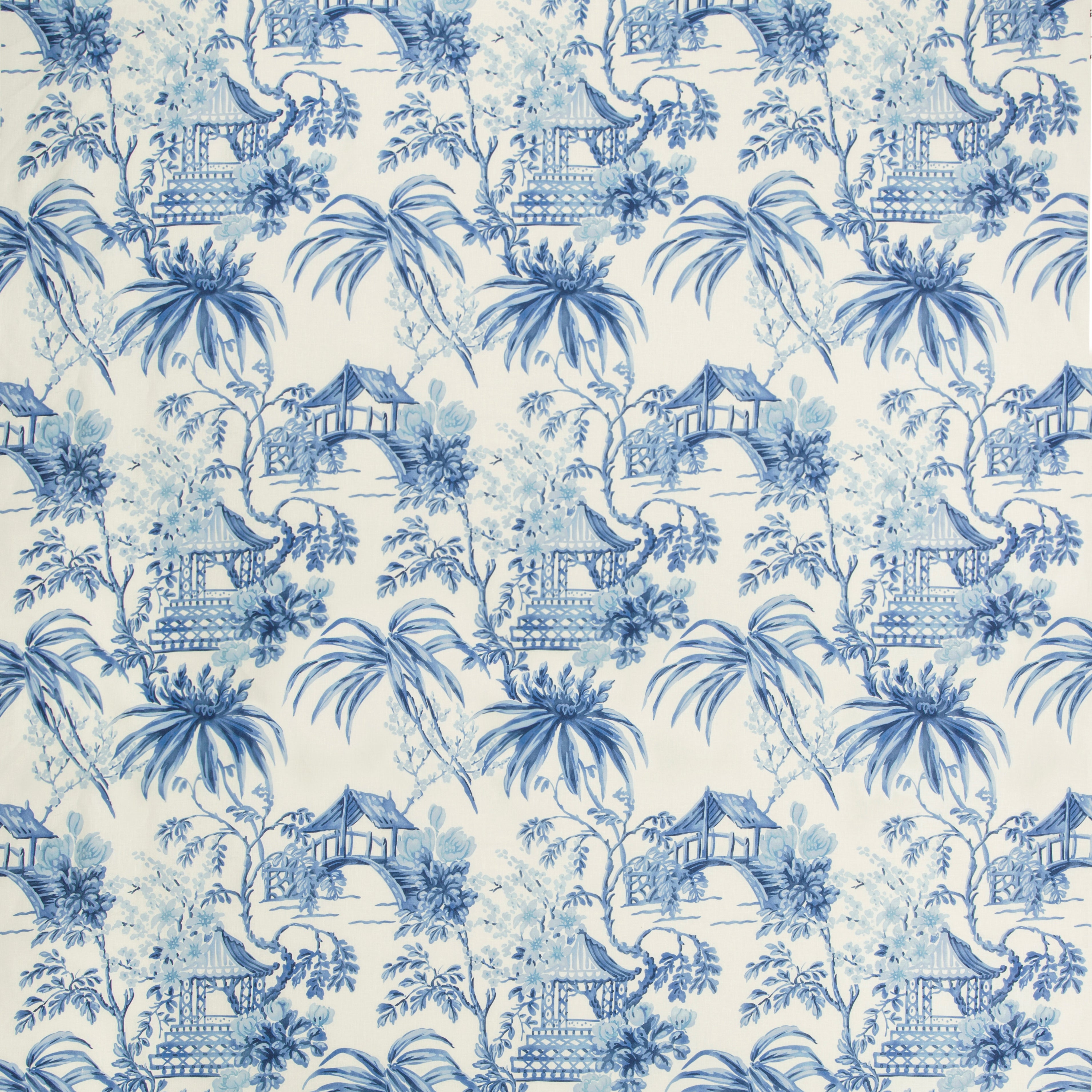 Tongli Print - Porcelain - Brunschwig & Fils Fabric