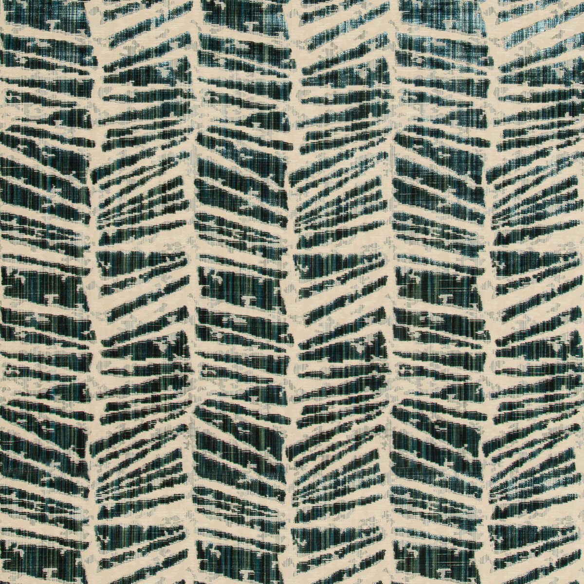 Chaumont Velvet - Teal - BRUNSCHWIG & FILS Tela