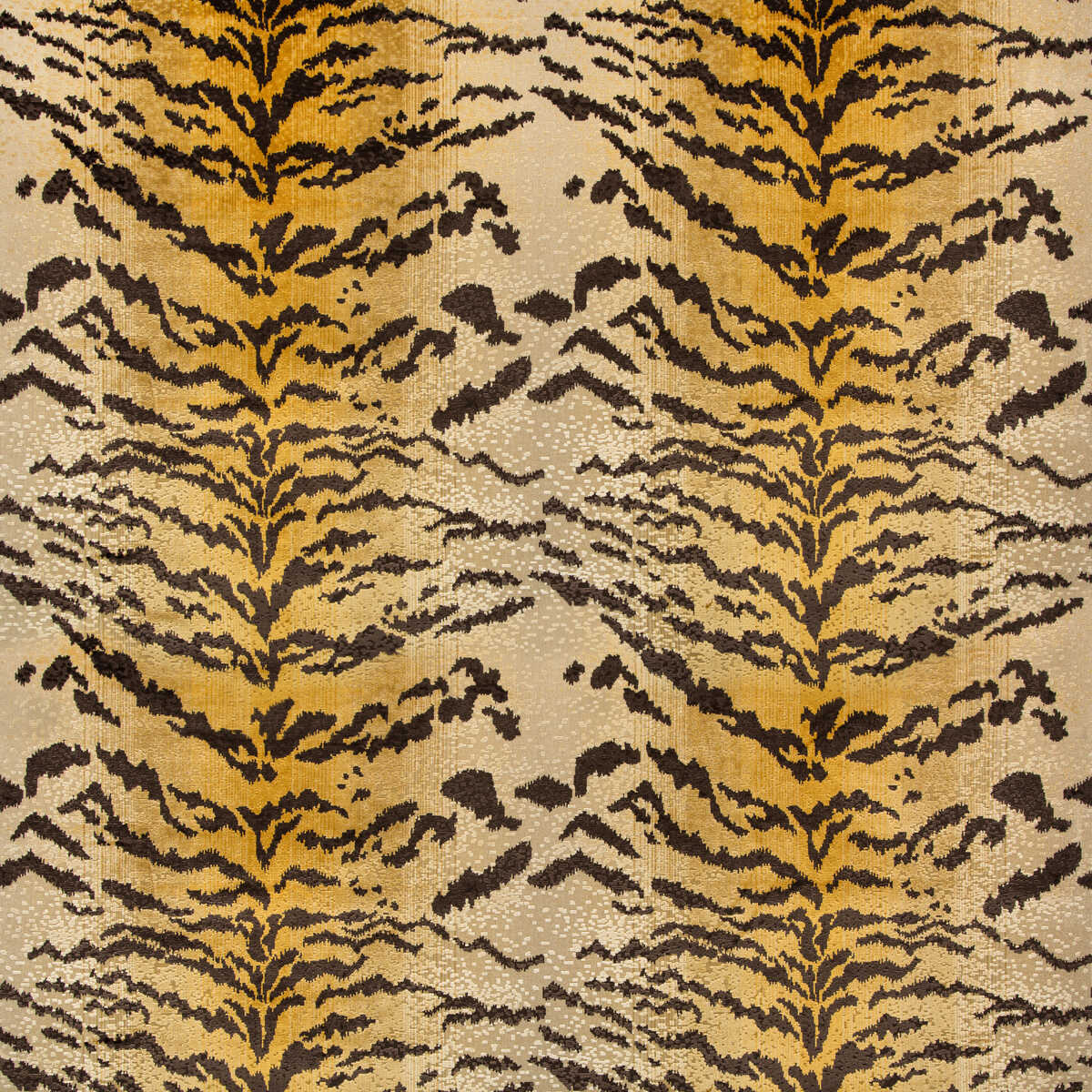 Le Tigre Velvet - Cognac - BRUNSCHWIG & FILS Tela