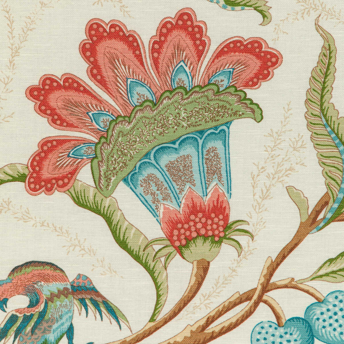 Louverne Print - Multi - BRUNSCHWIG & FILS Tela