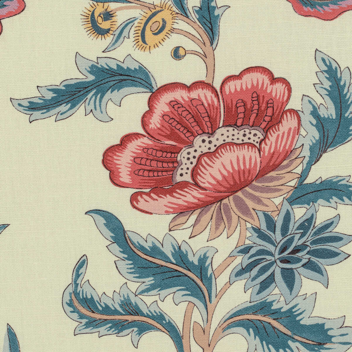 Veronique Print - Blue - BRUNSCHWIG & FILS Tela