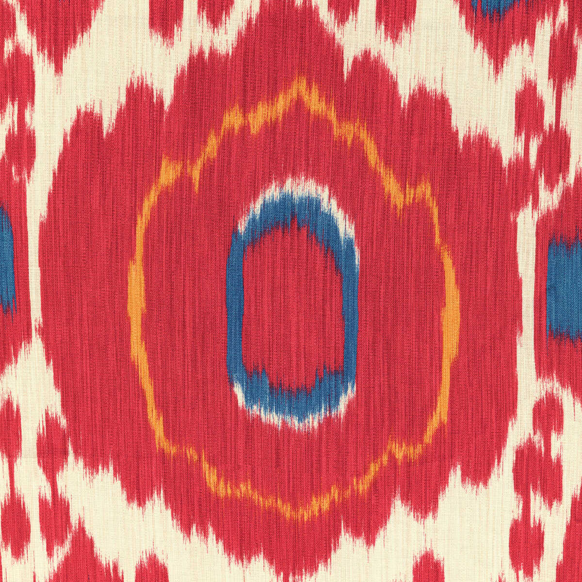 Mayenne Print - Red - BRUNSCHWIG & FILS Tela