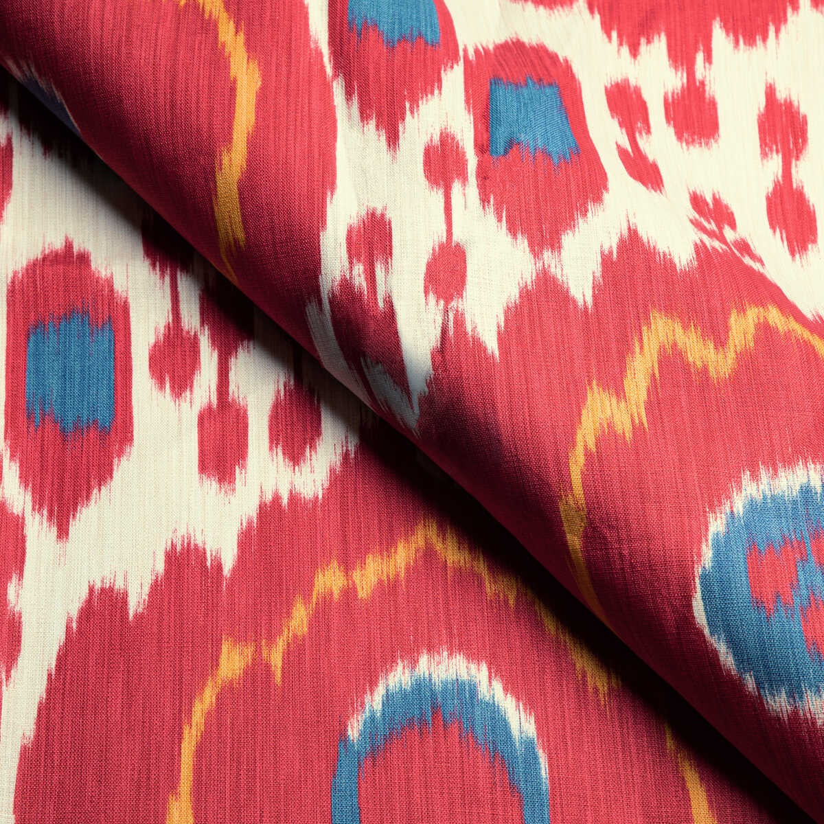 Mayenne Print - Red - BRUNSCHWIG & FILS Tela