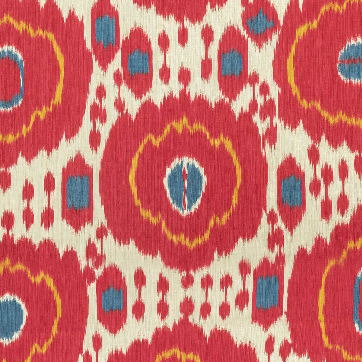 Mayenne Print - Red - BRUNSCHWIG & FILS Tela