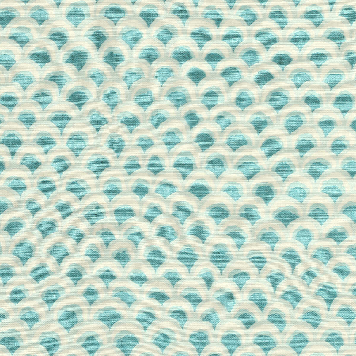 Pave Ii Print - Aqua - BRUNSCHWIG & FILS Tela