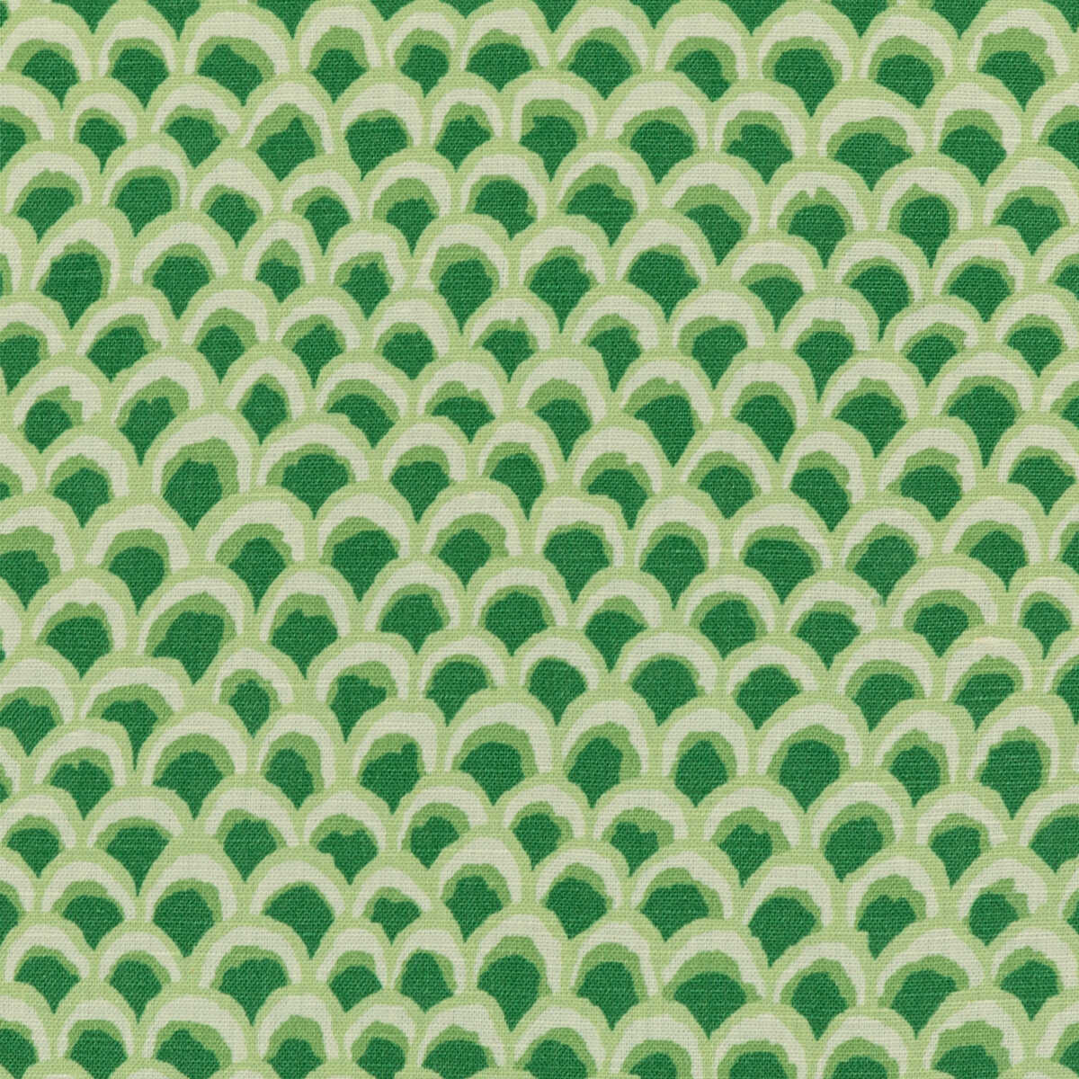 Pave Ii Print - Green - BRUNSCHWIG & FILS Tela