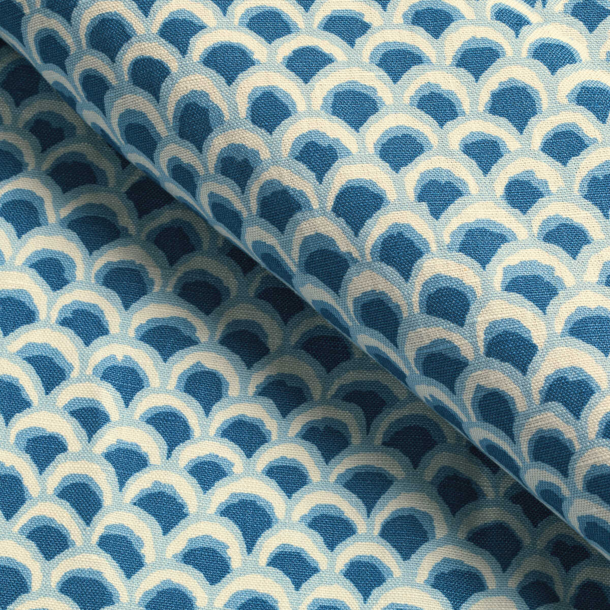 Pave Ii Print - Blue - BRUNSCHWIG & FILS Tela