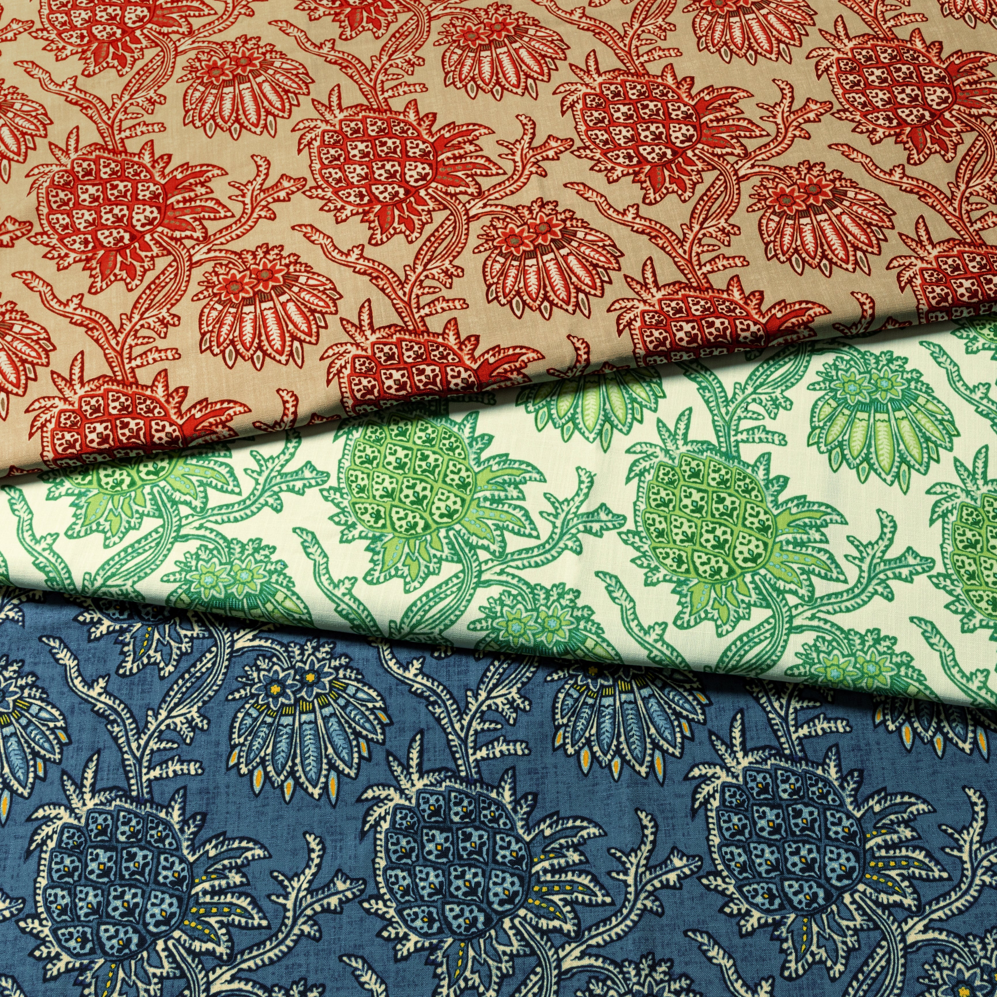 Brassac Print - Indigo - Brunschwig & Fils Fabric