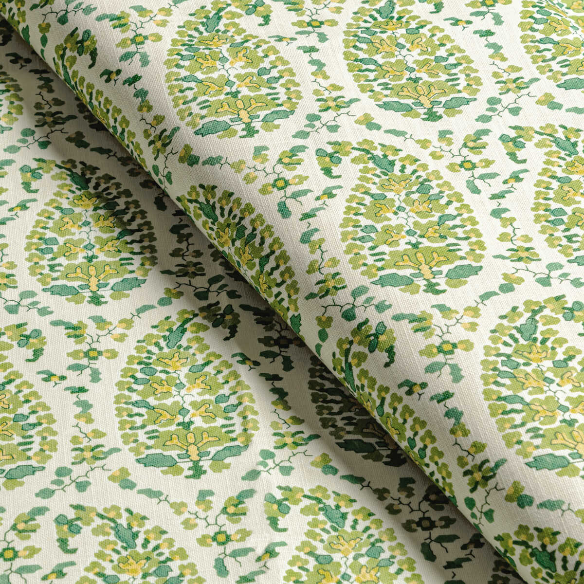 Rougier Print - Green - BRUNSCHWIG & FILS Tela