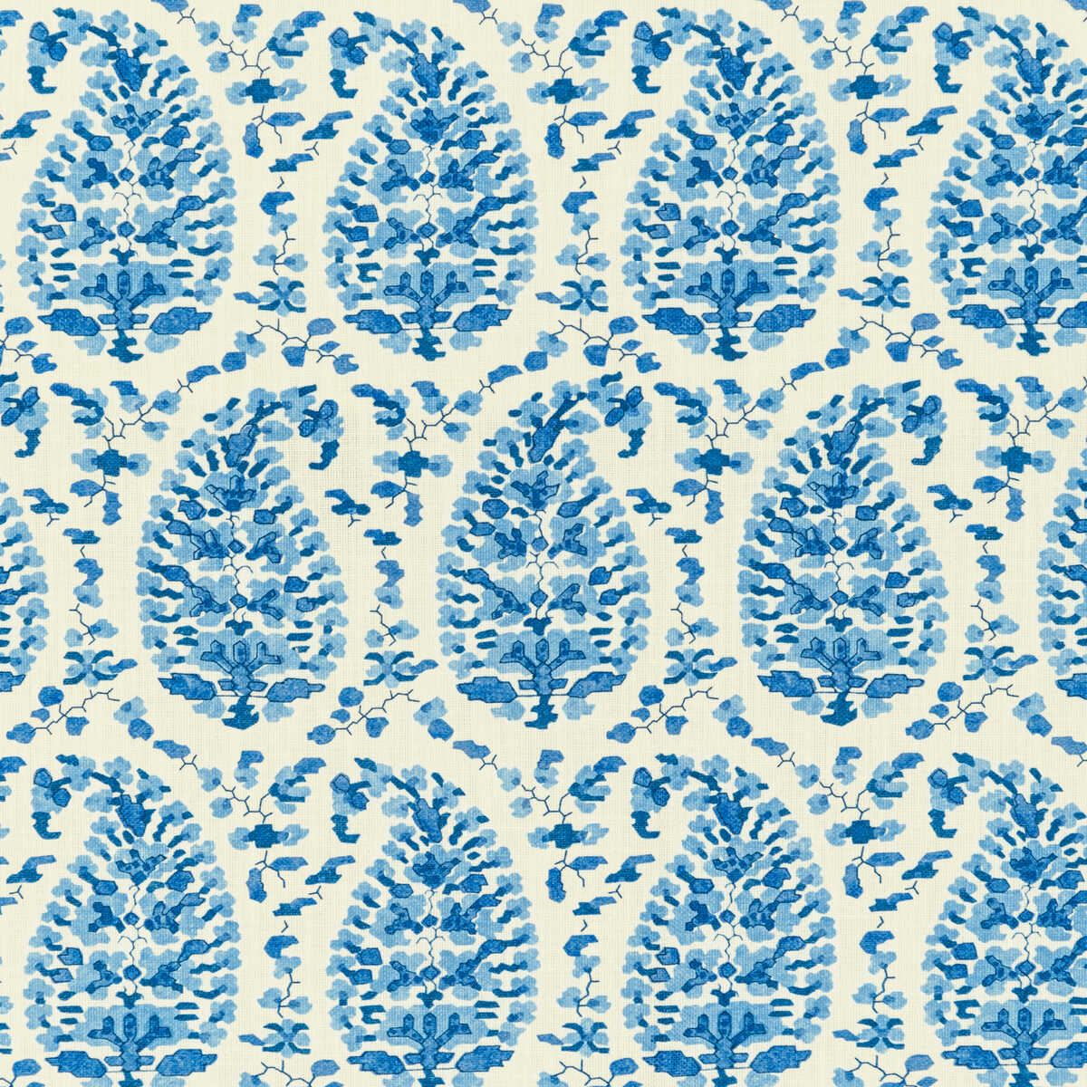Rougier Print - Blue - BRUNSCHWIG & FILS Tela