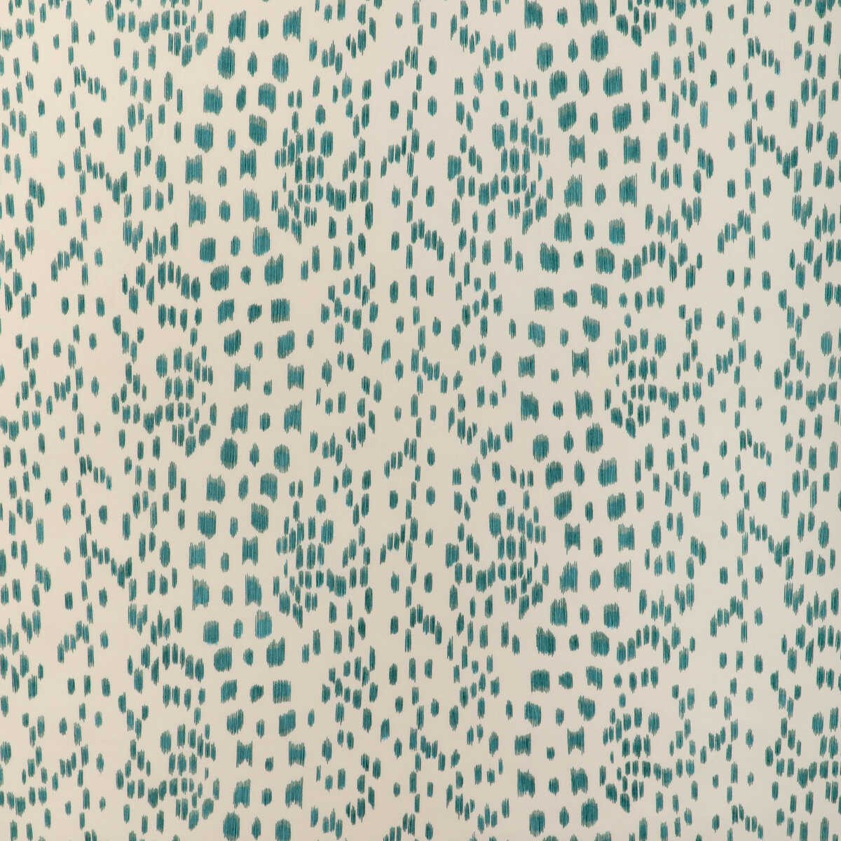 Les Touches Ii - Teal - BRUNSCHWIG & FILS Fabric