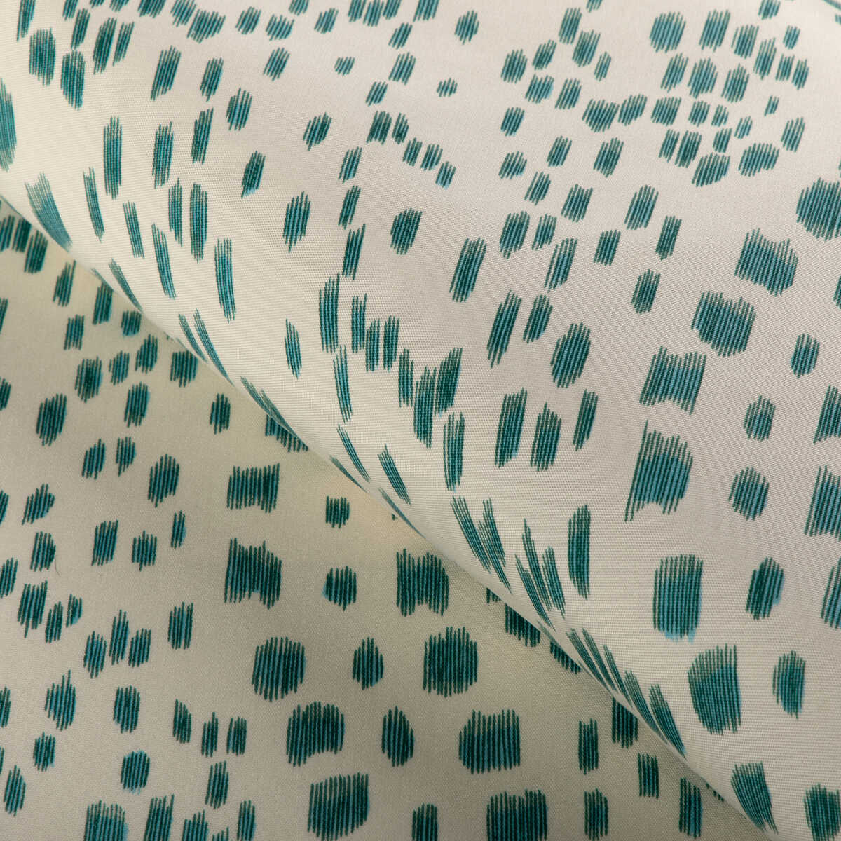 Les Touches Ii - Teal - BRUNSCHWIG & FILS Fabric