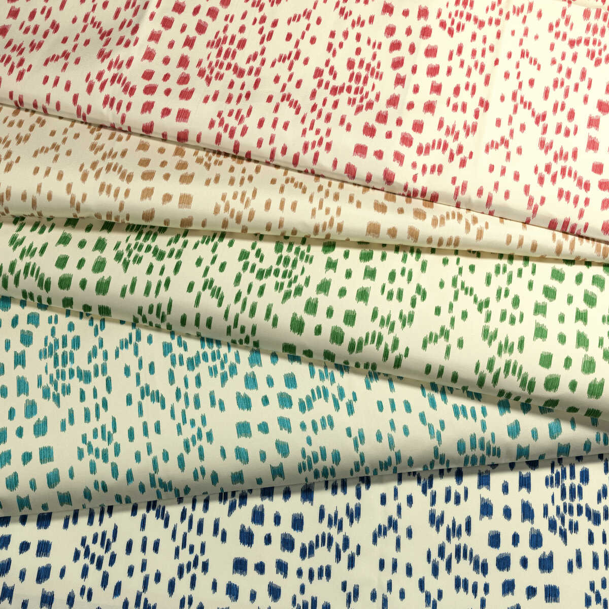 Les Touches Ii - Teal - BRUNSCHWIG & FILS Fabric