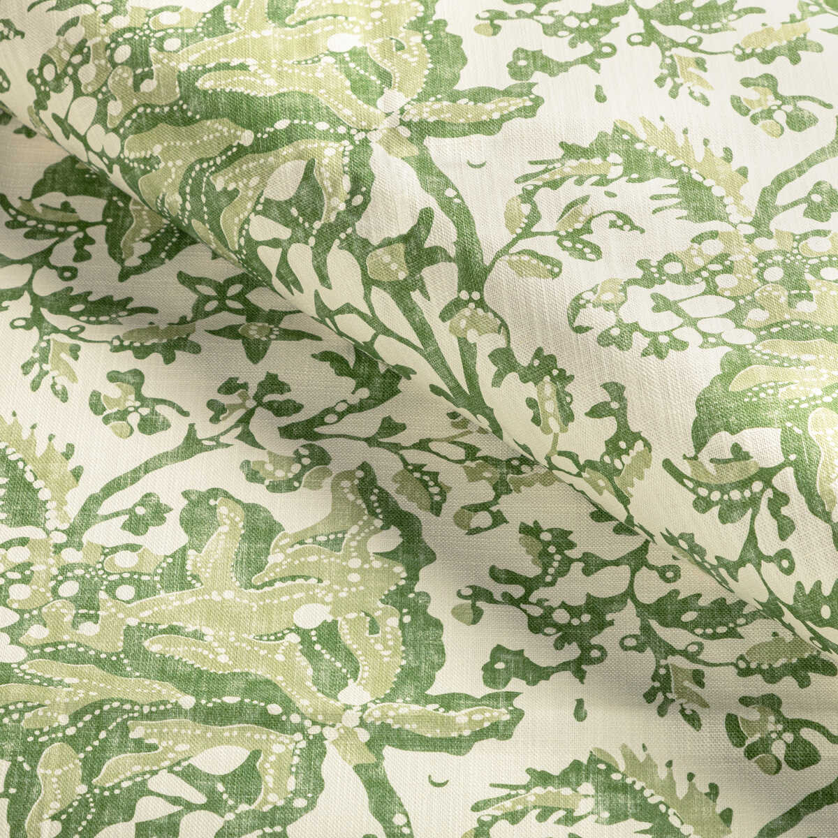 Weymouth Print - Leaf - BRUNSCHWIG & FILS Fabric