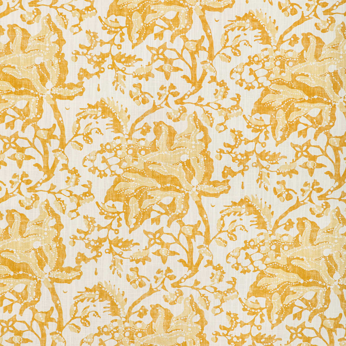 Weymouth Print - Canary - BRUNSCHWIG & FILS Fabric