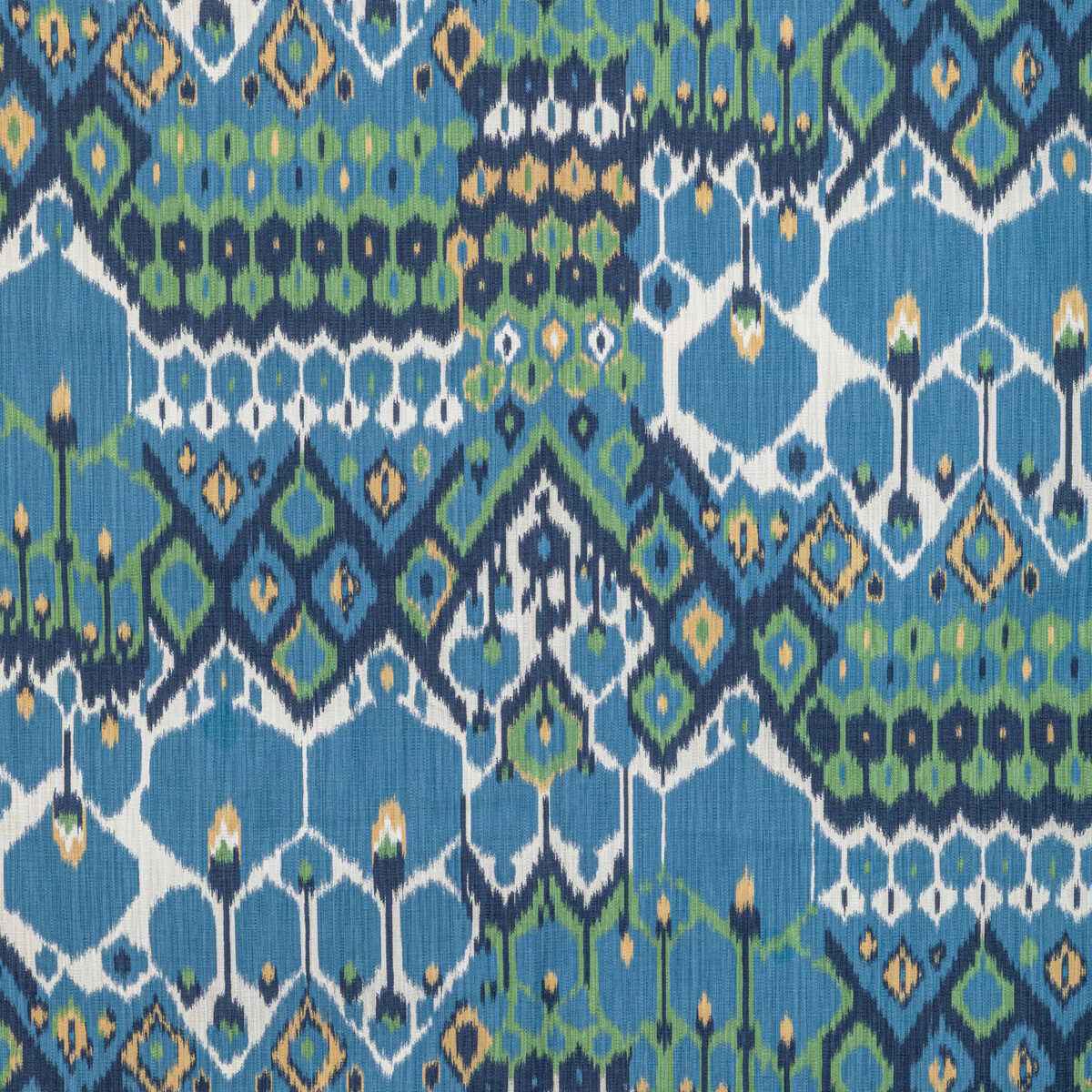 8022104530 Bonnieux Print Blue Leaf Brunschwig Fils Fabric