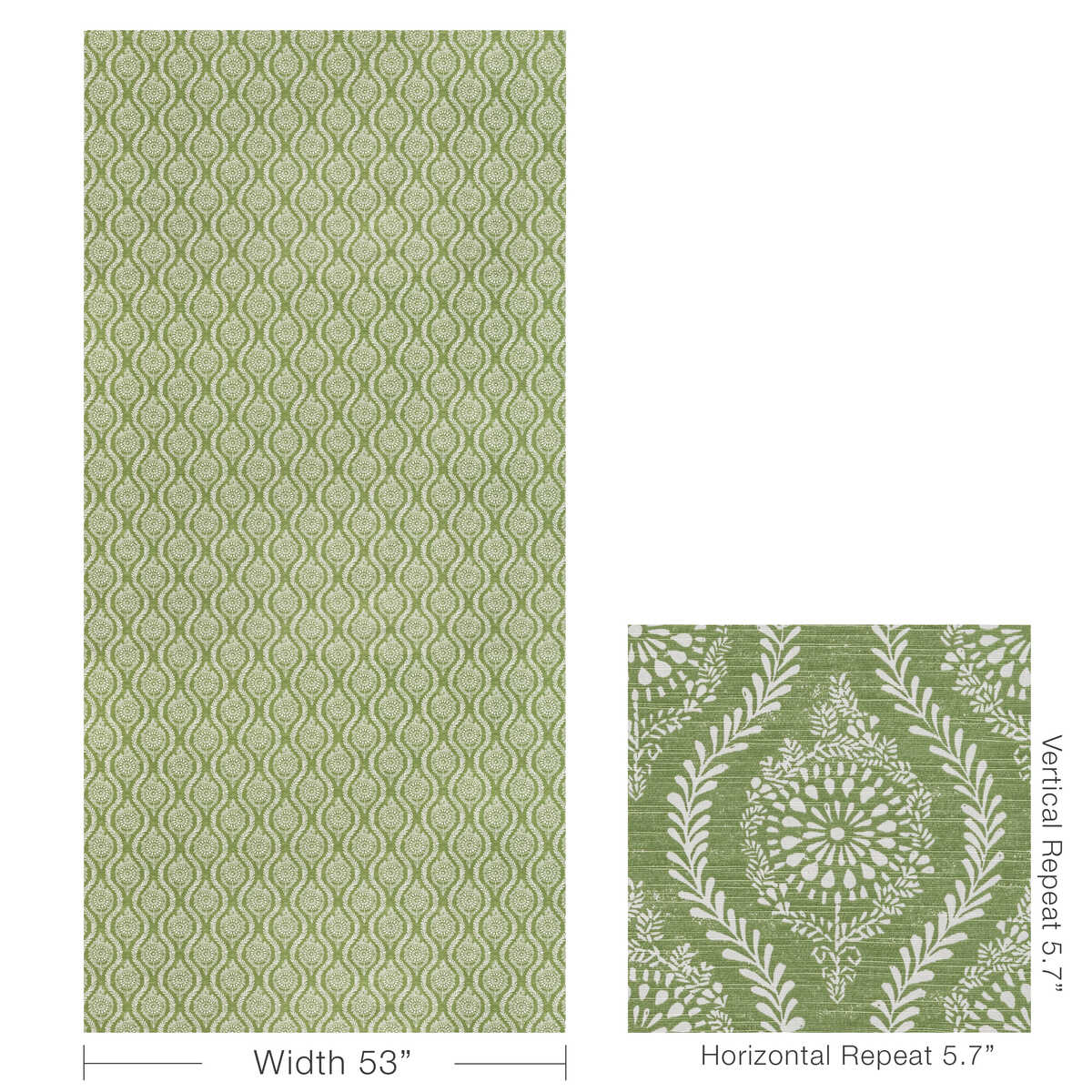 Marindol Print - Leaf - BRUNSCHWIG & FILS Fabric