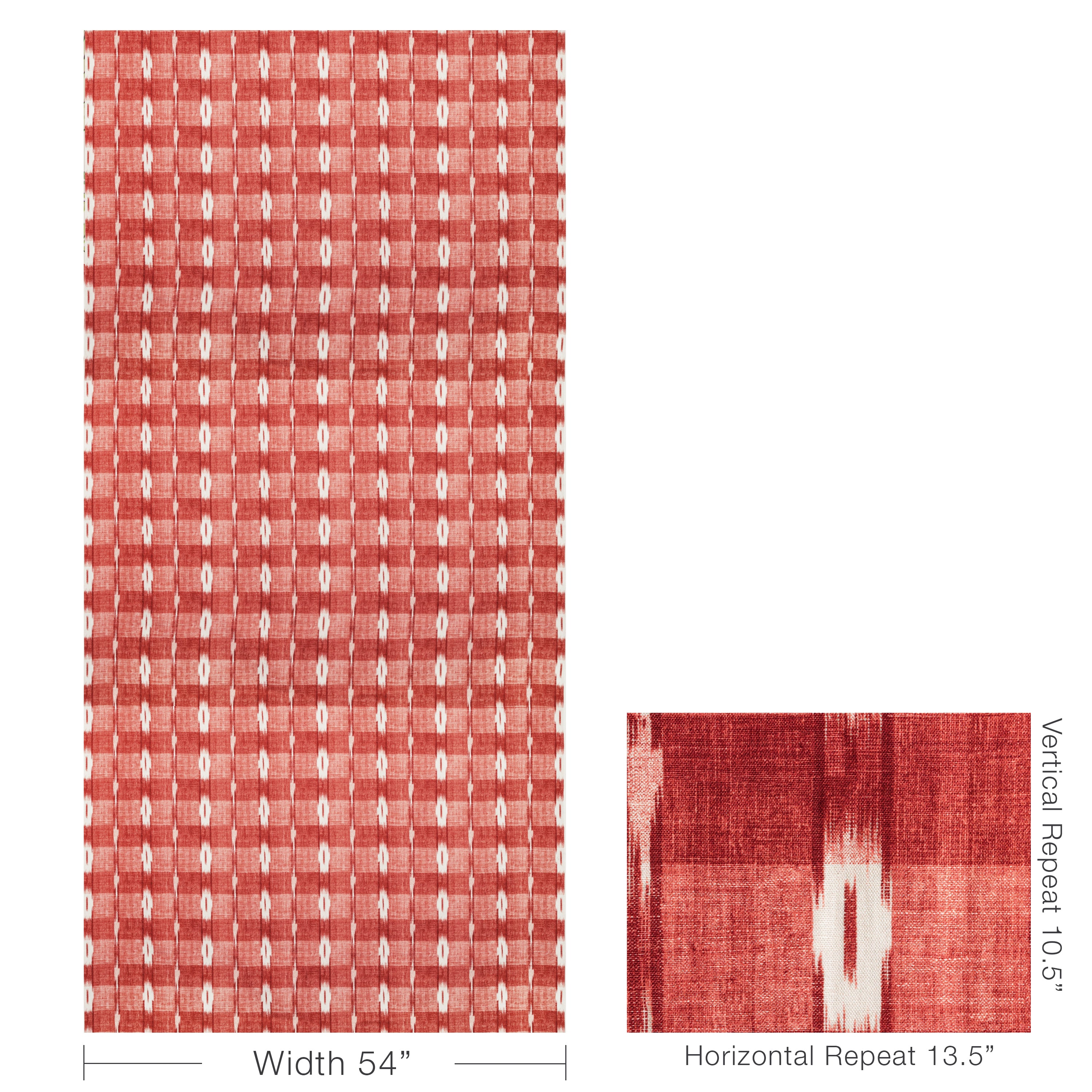 Girard Print - Red - Brunschwig & Fils Fabric