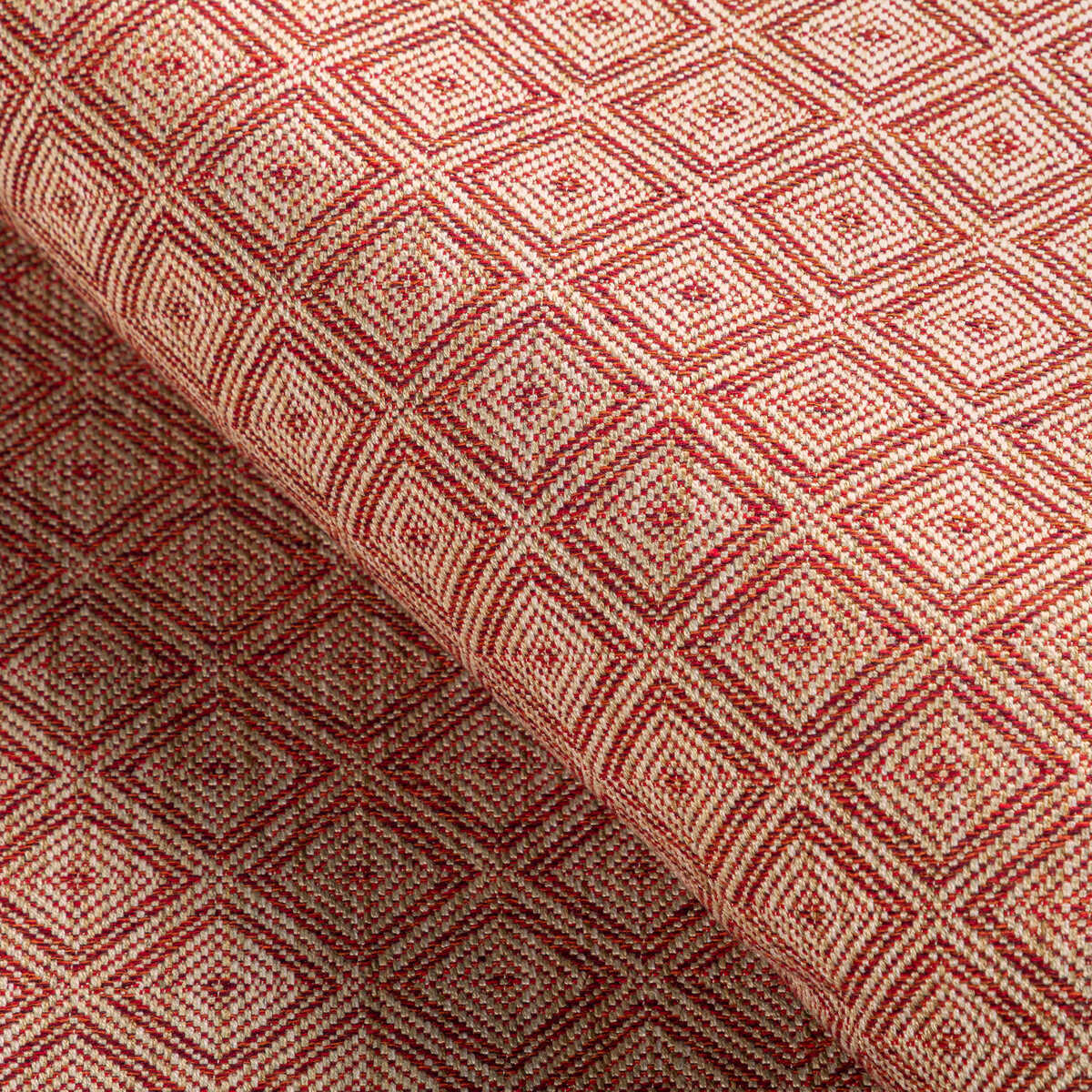Calvin Weave - Red - BRUNSCHWIG & FILS Fabric
