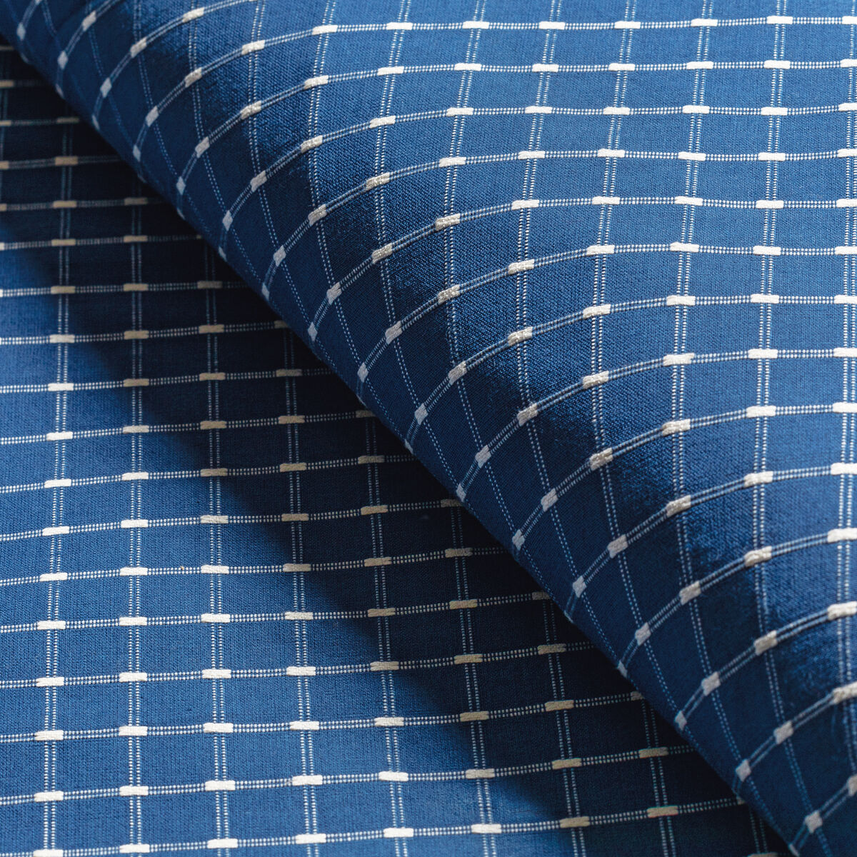 Lison Check - Blue - Brunschwig & Fils Fabric