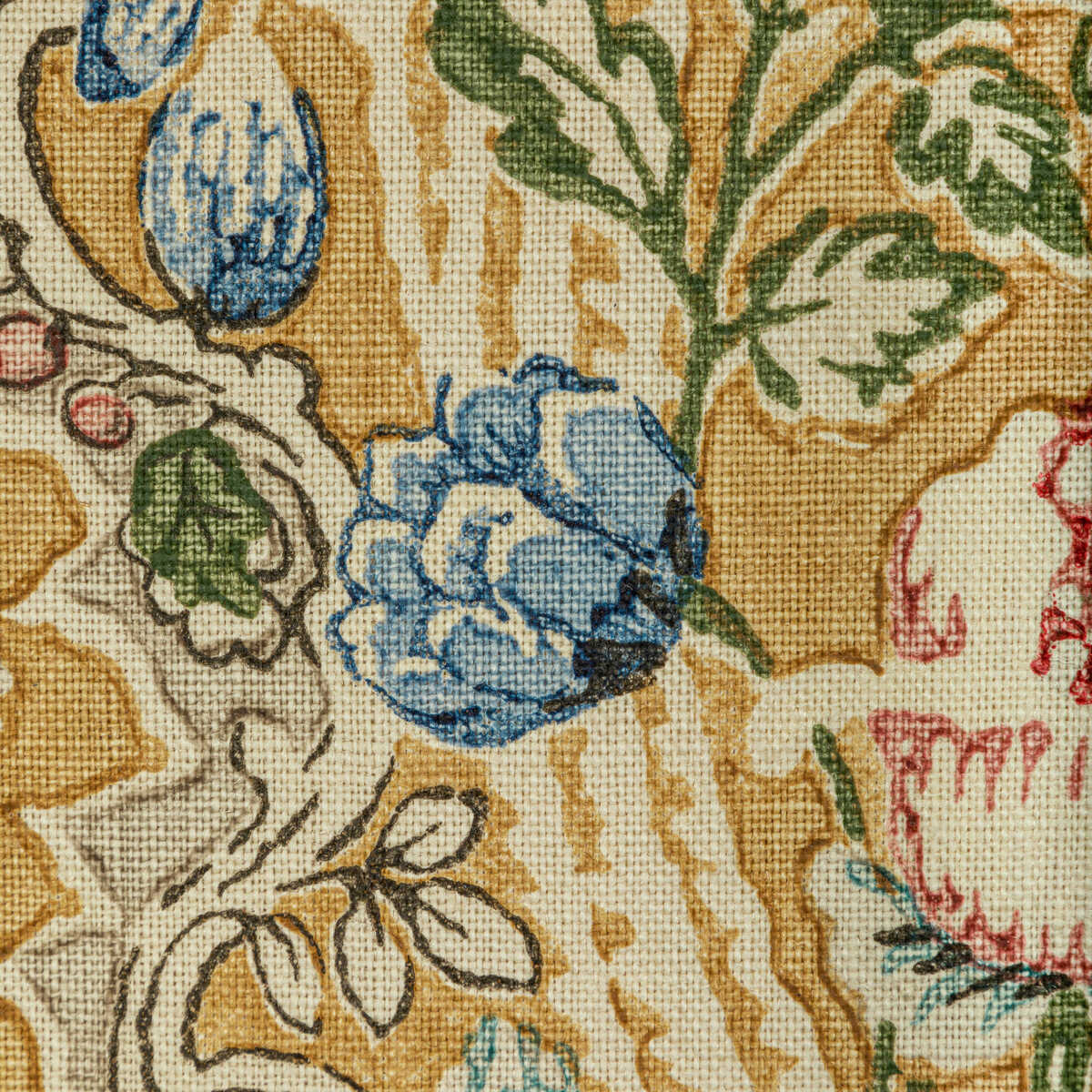 Carvallo Print - Canary - BRUNSCHWIG & FILS Fabric